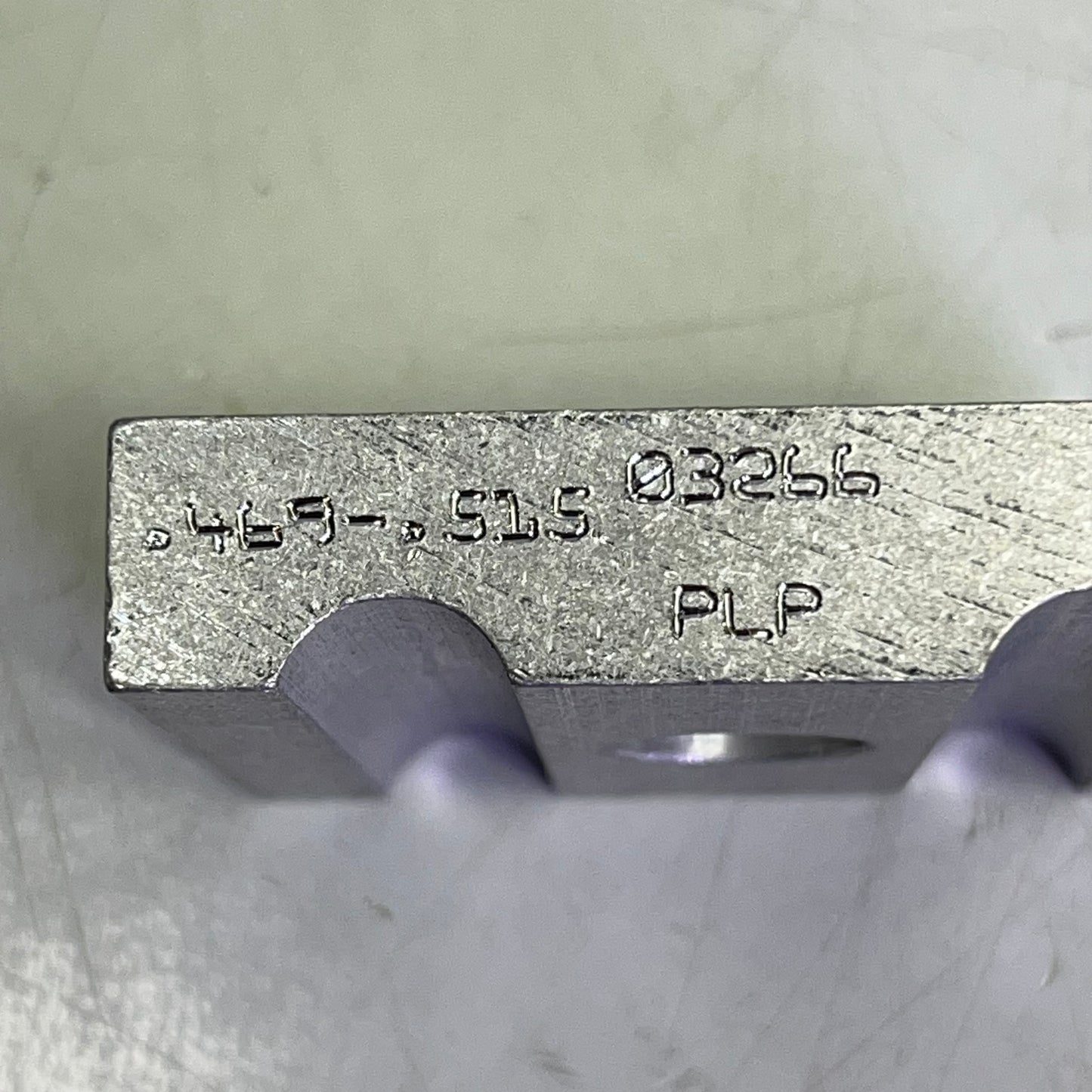 PLP Aluminum Downlead Cushion Clamp 1/2 HDWR 0.469-0.515" Chrome 8003266H3