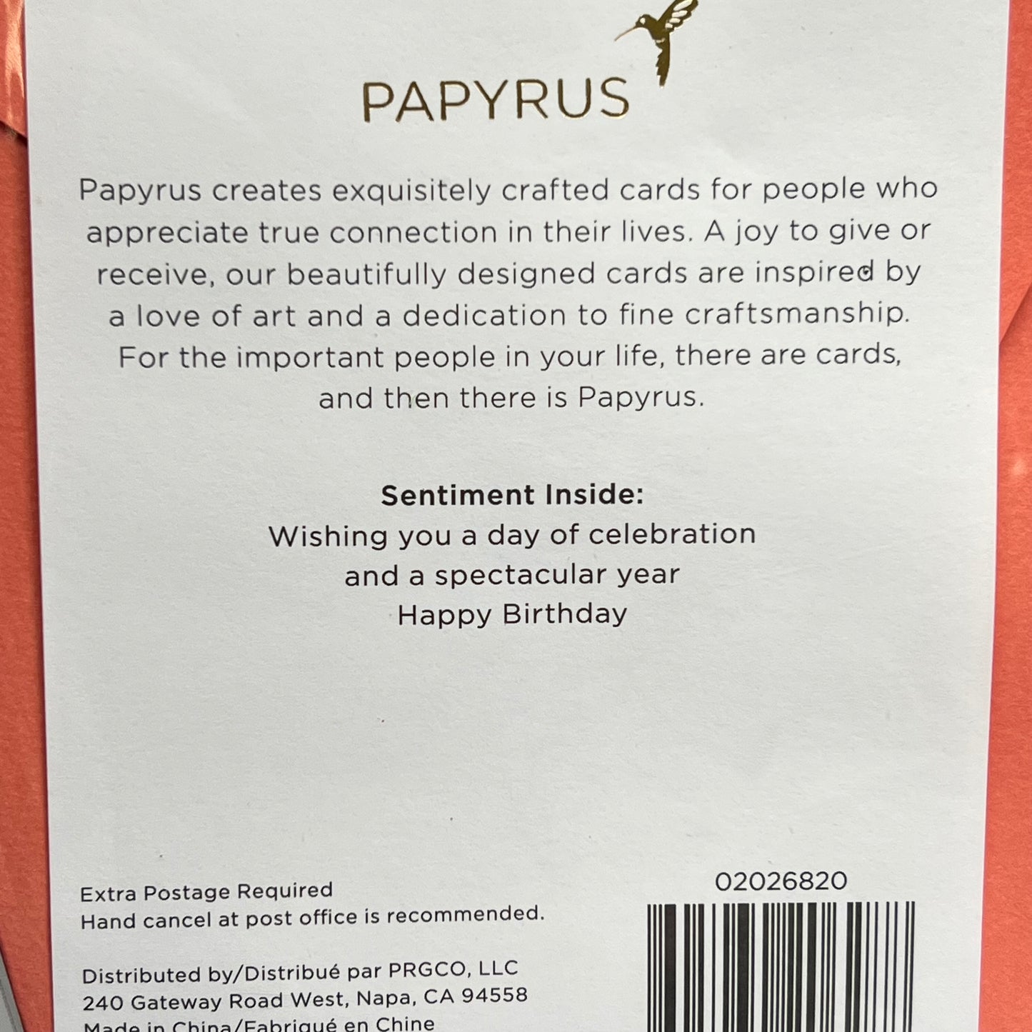 PAPYRUS (3 PACK) Bold Summer Flower 3D Design Birthday Cards  6.5" Multicolor