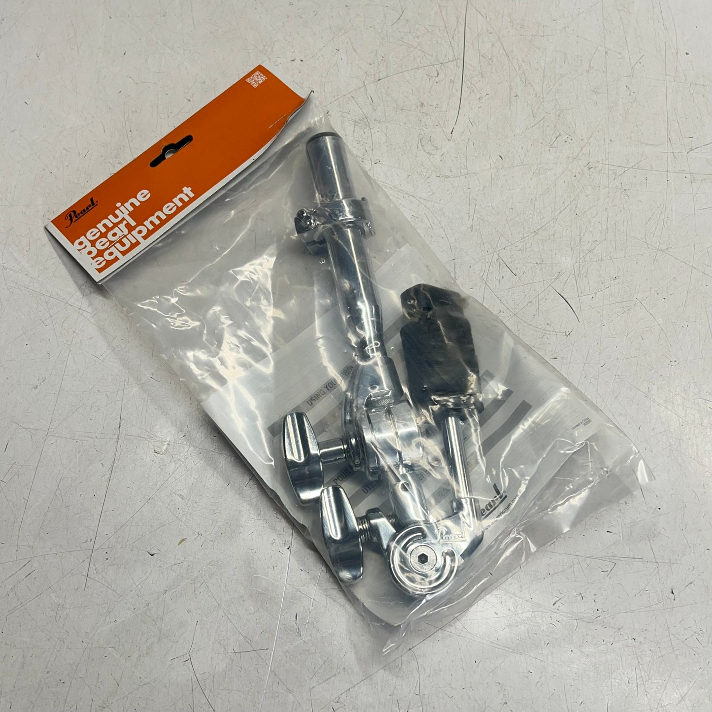 PEARL Short Cymbal Holders For Drum Set Rack 7/8" Diameter Chrome CH-830S