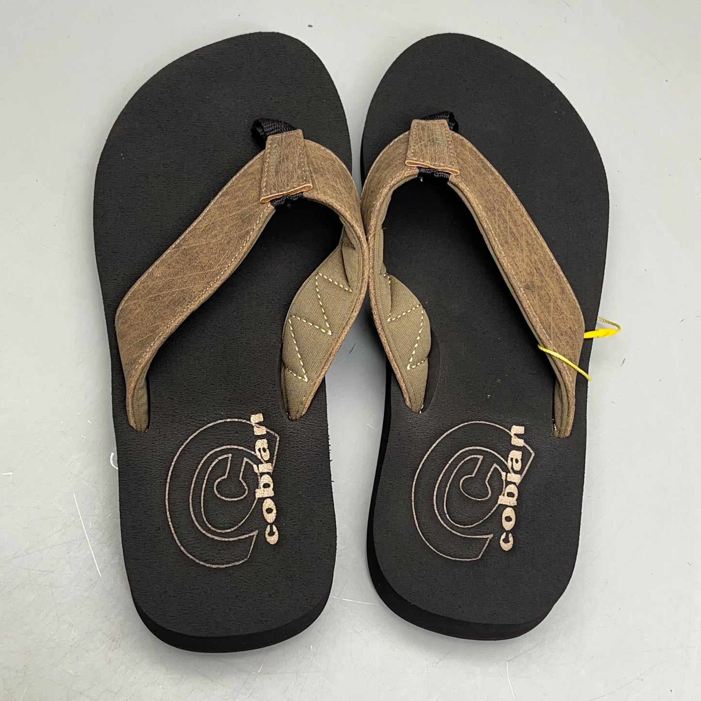 COBIAN Floater Sandals Synthetic Strap Men's Sz 8, EU 40 Mocha FLT18-203-8