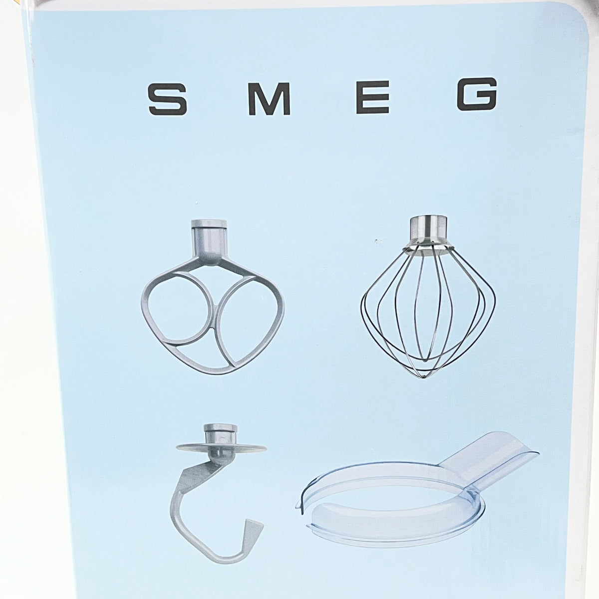 SMEG Kitchen Stand Mixer Full Color 50's Style 600w Black SMF03PBEU
