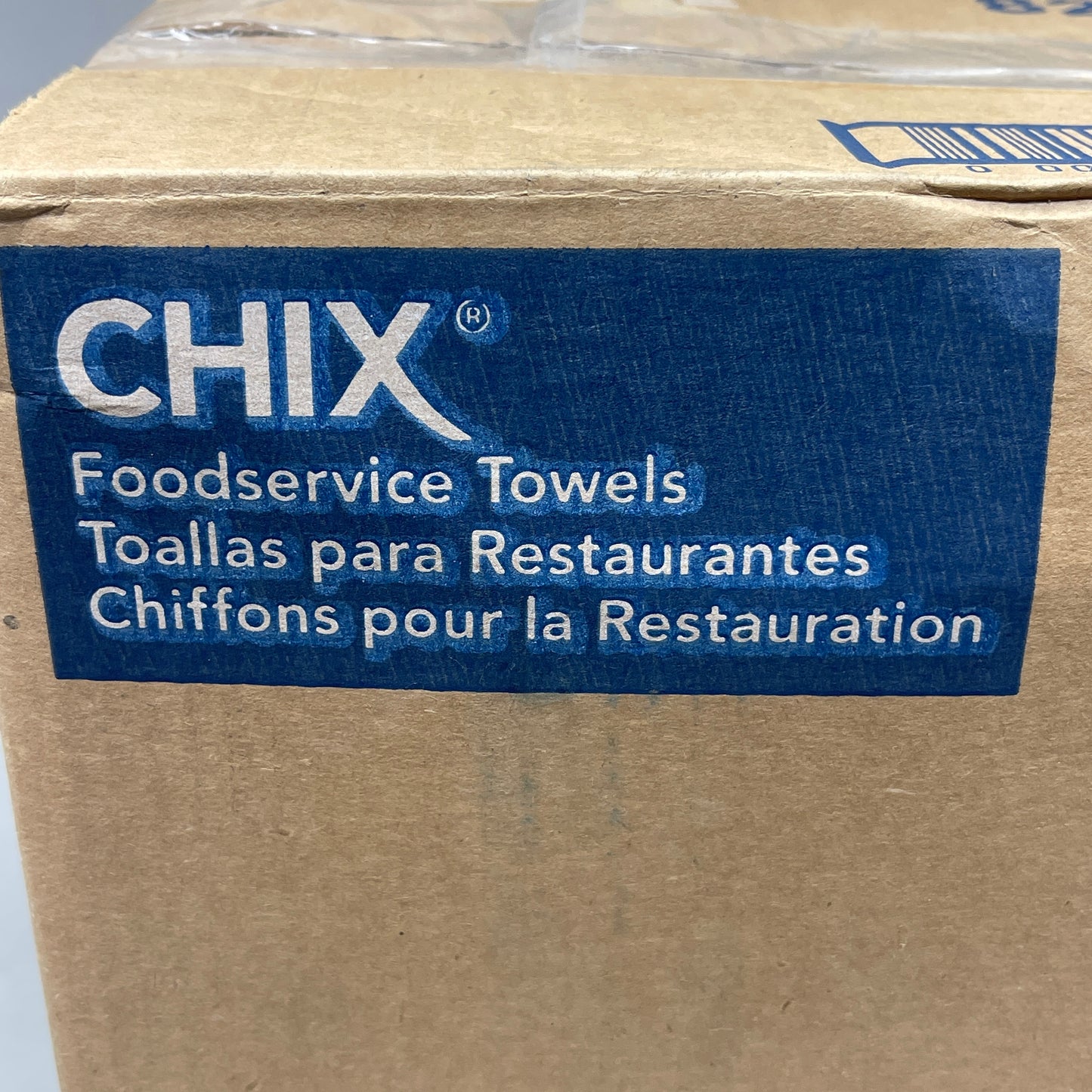 CHIX Foodservice Towels 8243 Disposable Cleaning Cloths 150 per box 13"x21" Blue Damaged Box