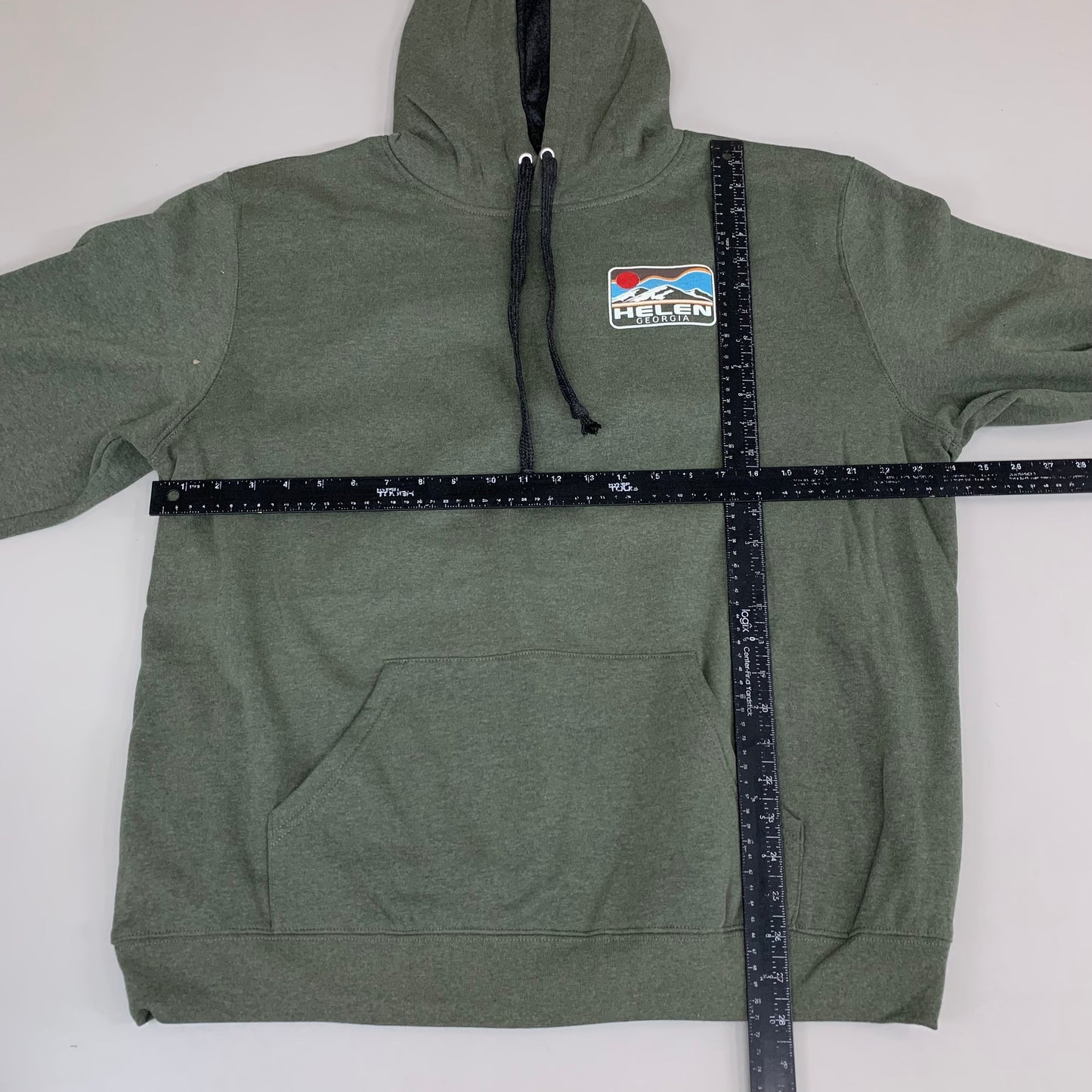 LONEROCK Helen Georgia Tie Hoodie Sz X-Large Green