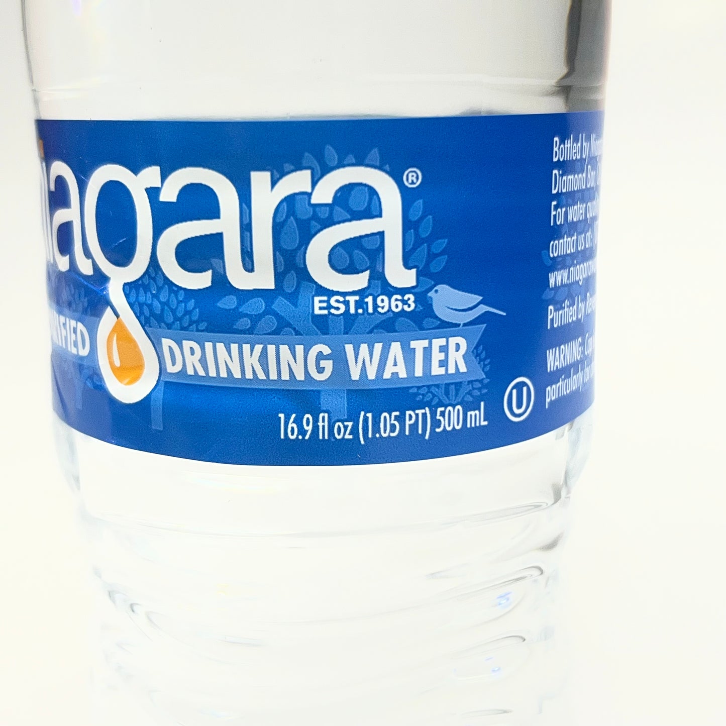 ZA@ NIAGARA (96 BTLS) Let’s Make a Difference Purified Drinking Water 16.9 fl oz BB 04/27