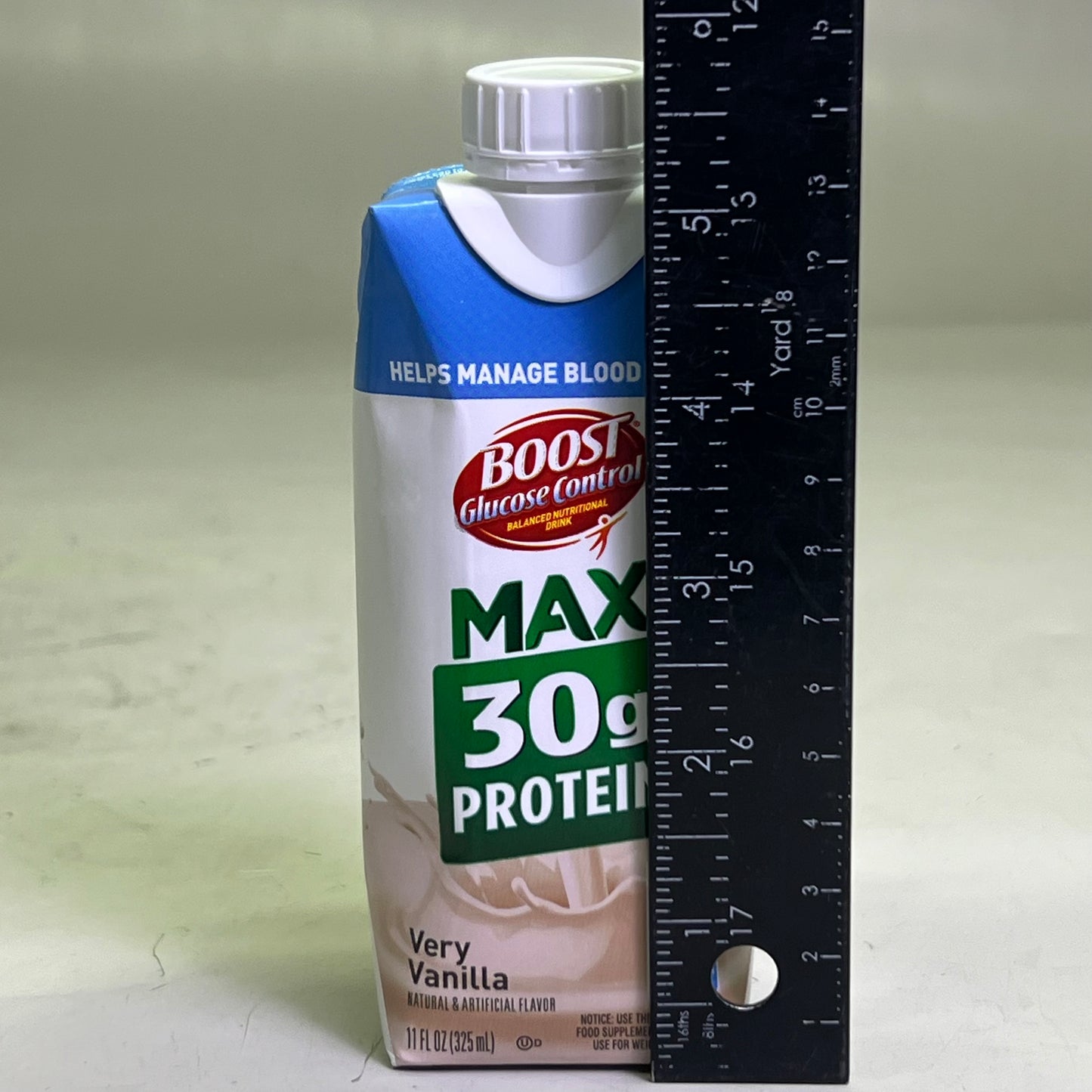 BOOST (12 Count) Plus Nutritional Drink, Very Vanilla 11 fl oz BB 01/26