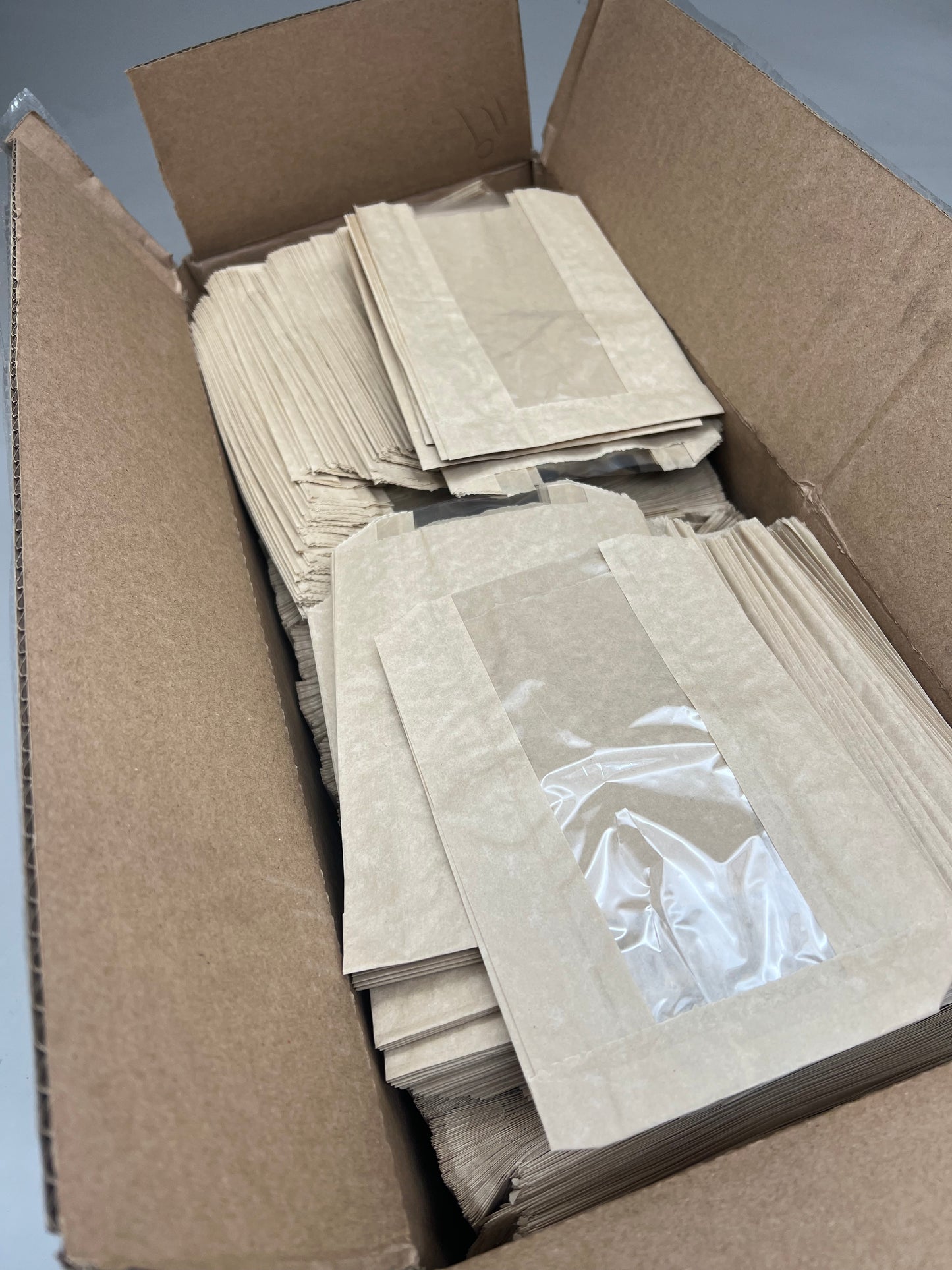 BROWN PAPER GOODS (2,000 PK) Plain Natural Gusseted Singles Cookie Bags 5"x7" 12P07