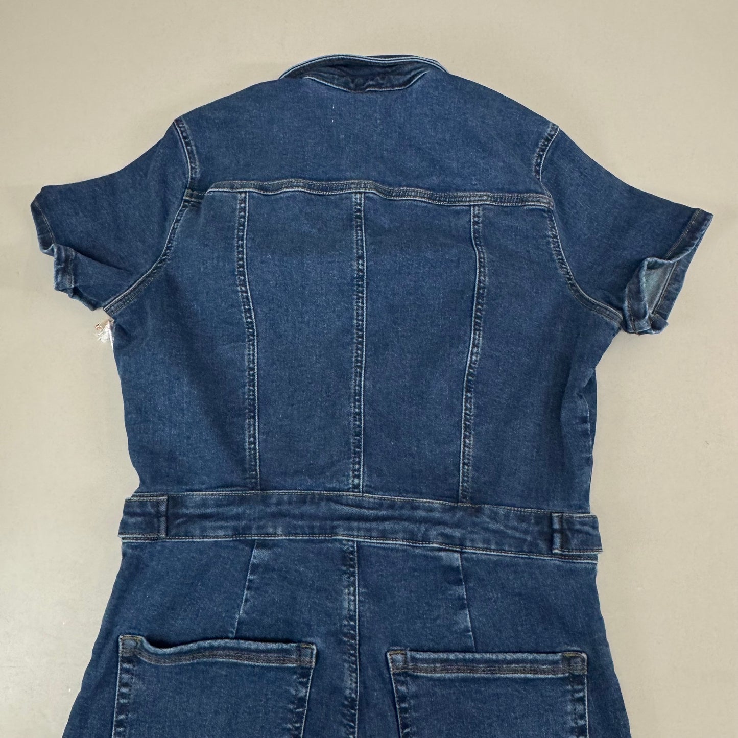 GOOD AMERICAN Fit For Success JumpSuit X-Large Indigo594 GFFS478