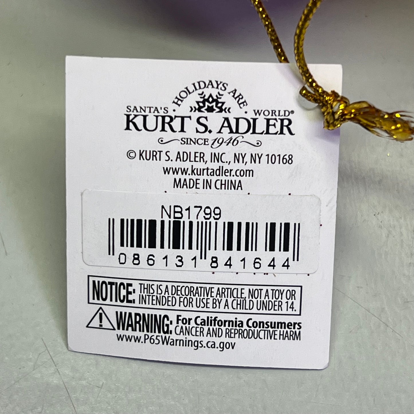 KURT S ADLER (3 PACK) Noble Gems Glass Sugar Skull Ornaments  3.5" Multicolor