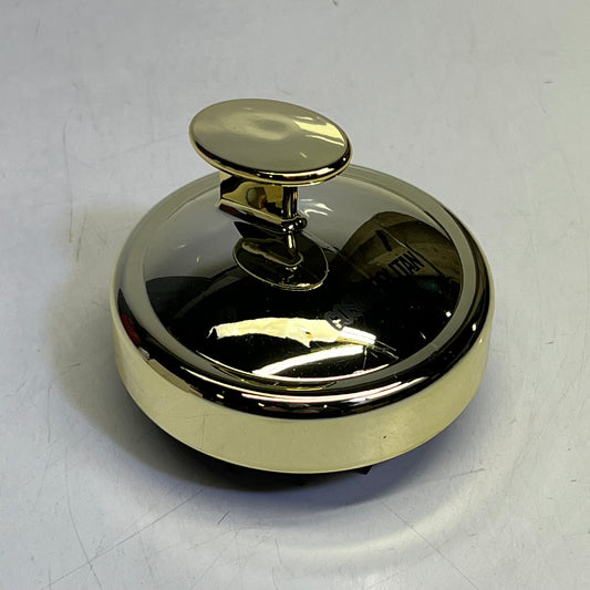 COSMOPOLITAN (2 PACK) Scalp Massager Shampoo Brush 3" Dia Black/Gold 2021-7278