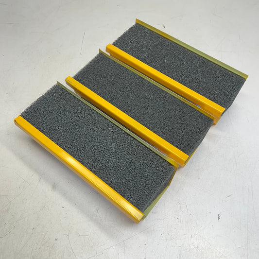 ZA@ GUTTER FOAM (3 PACK) K-style Foam Gutter Filter  5"x11.5" Grey