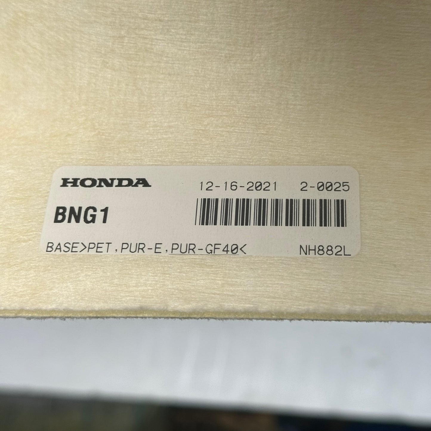 ZA@ HONDA Roof Lining Assembly Size 67”Lx48 1/2”W Beige 83200-TBA-K11ZA