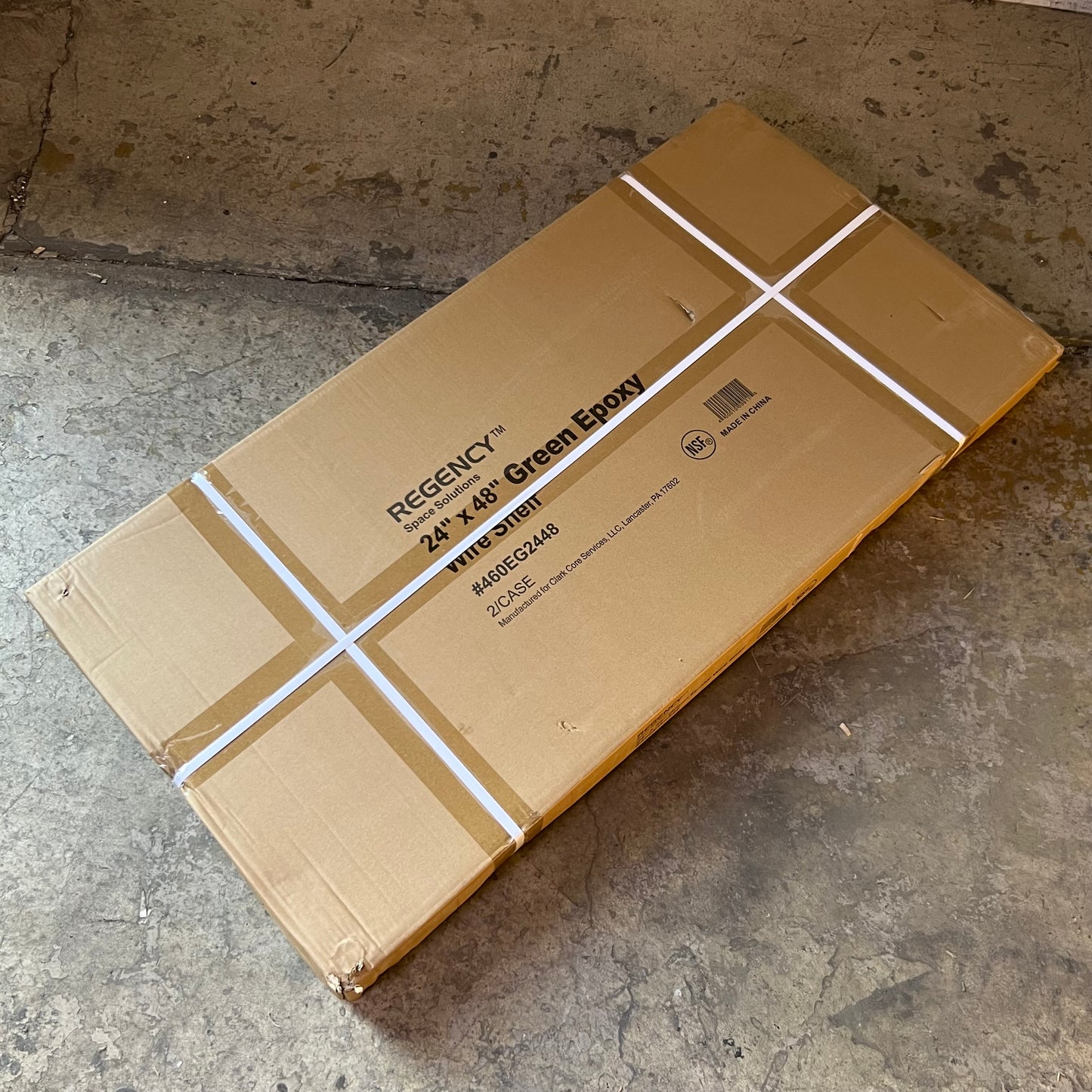 ZA@ Pallet of REGENCY Epoxy Wire Shelf
