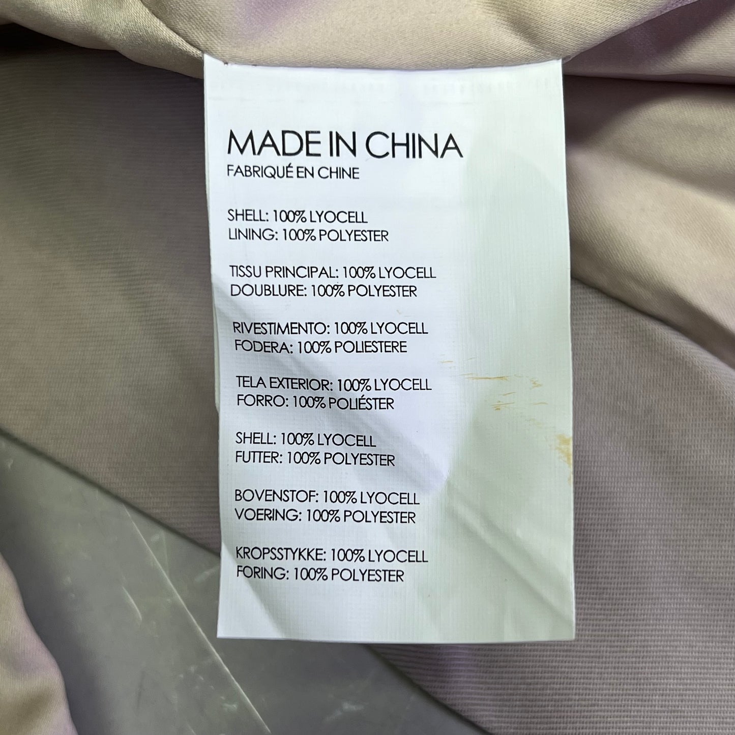 CLUB MONACO Long Trench Coat 100% Lyocell Shell Women's Sz S Light Khaki