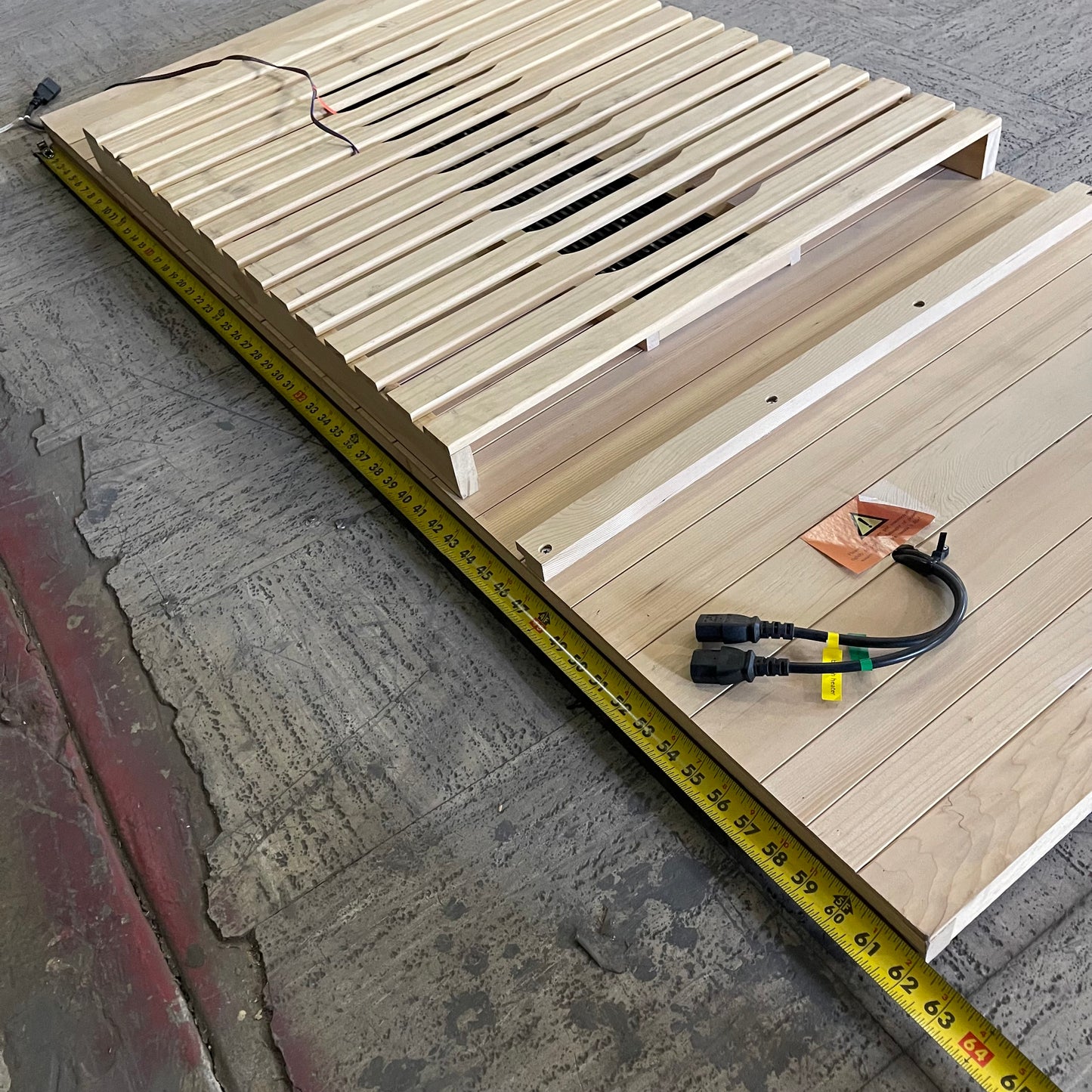 Z@ NORDIK RECOVERY Infrared Sauna Floor(?) Panel, 63”x26.5” (New, Small Ding)