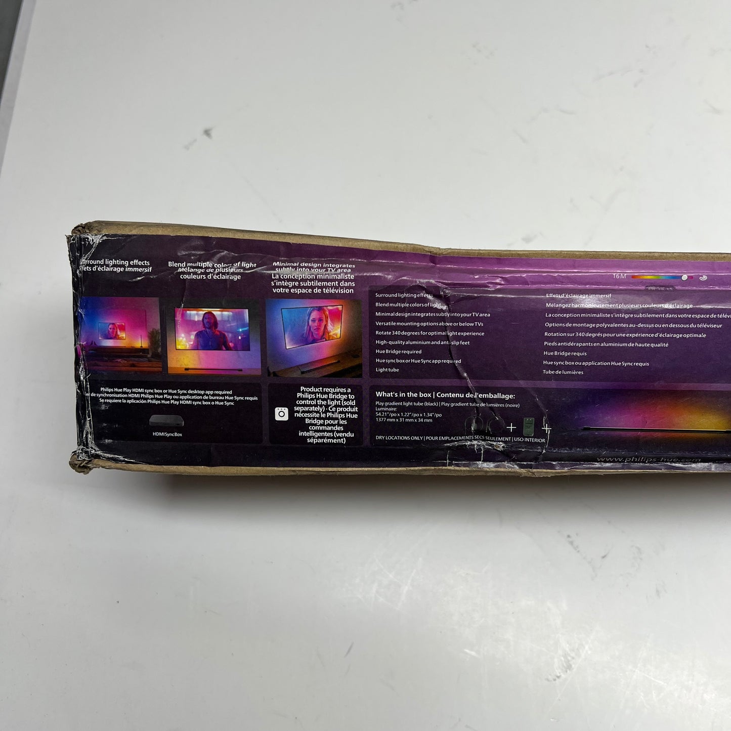 PHILIPS Play Gradient Light Tube for 60-85" TV's Multicolor 915005988602 (As-is)