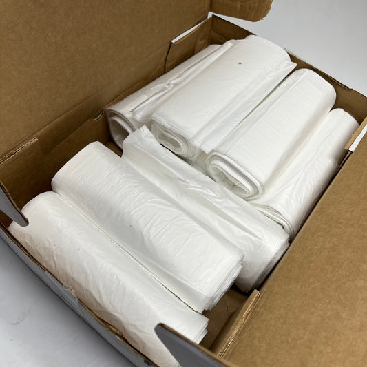 RADIANCE  (200 PACK) Can Liners 17 Micron 38"x60" Fits 60 Gal Natural 128165