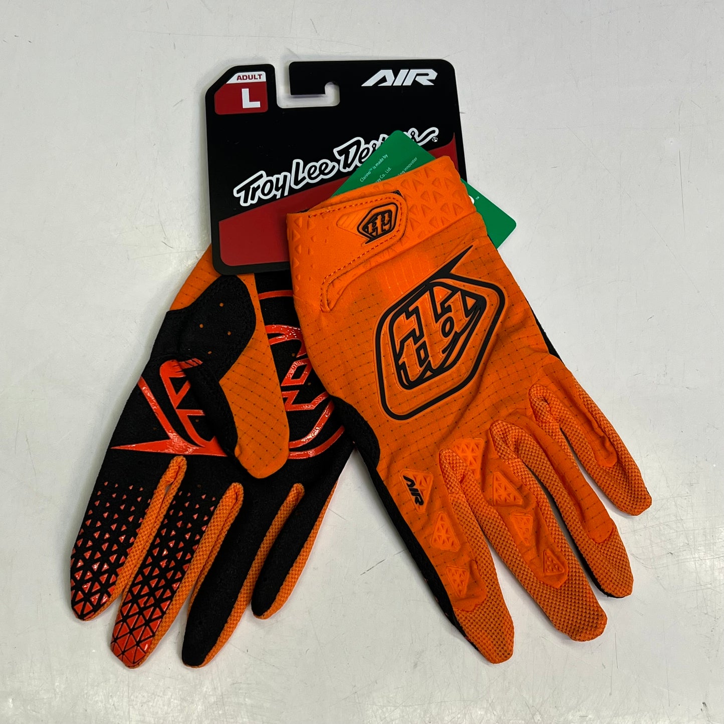 TROY LEE DESIGNS Air Gloves Dirt Bike Riding Gear Unisex Sz L Orange 404785034