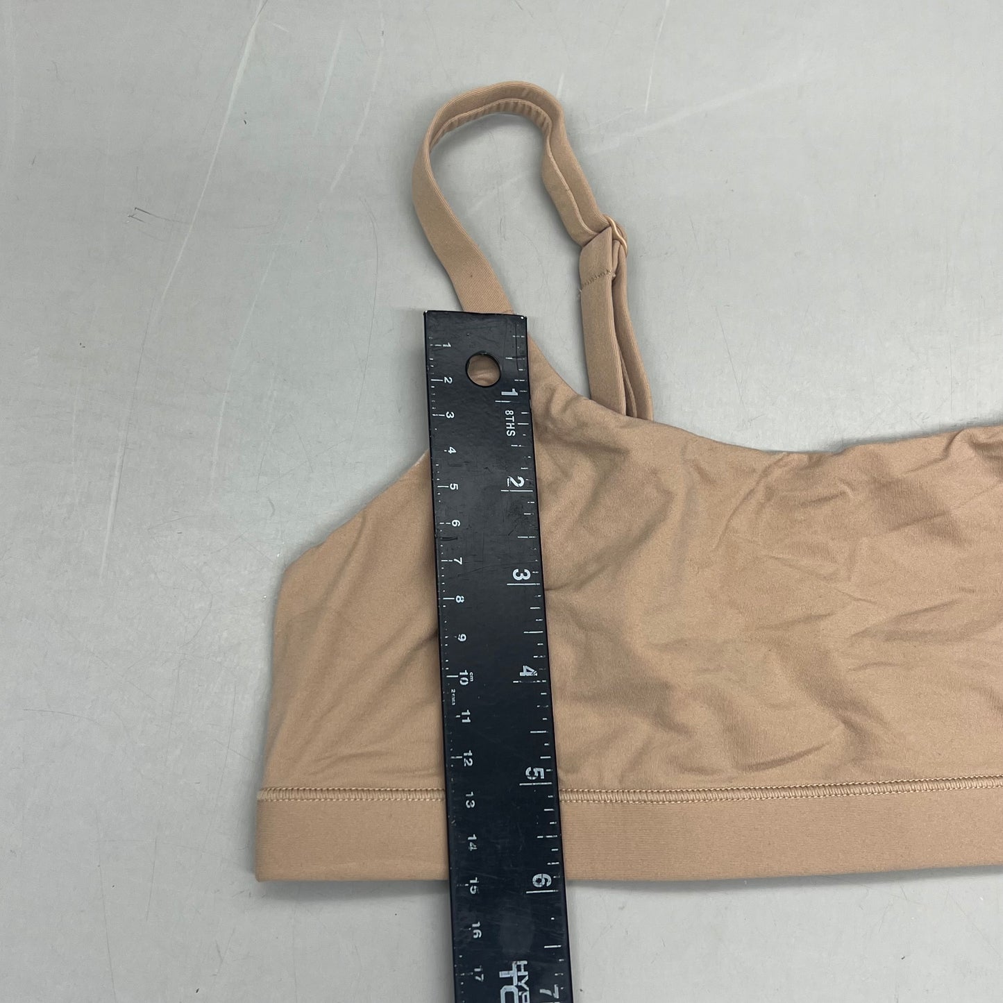 SKIMS Buttery Soft Fits Everybody Scoop Bralette Women's Sz M Ochre BR-SCN-2025