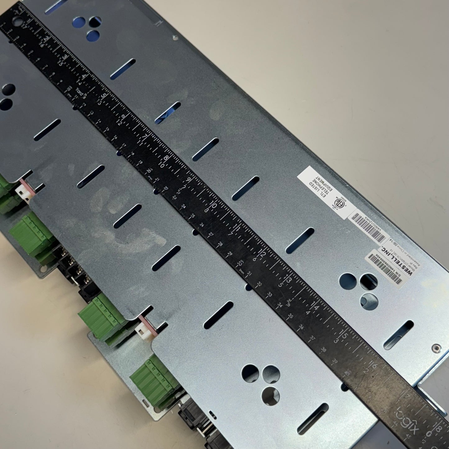 WESTELL Digital Termination Mounting Assembly Sz 17” L x 8.2” W x 2” H Gray