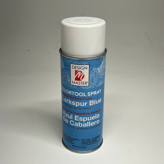 DESIGN MASTER (2 PACK) Colortool Spray Surface Color 12oz Larkspur Blue 707