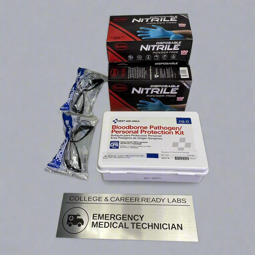 HEALTH SCIENCE CAREER LABS Emergency Medical Treatment Kit AO-0020372 869008