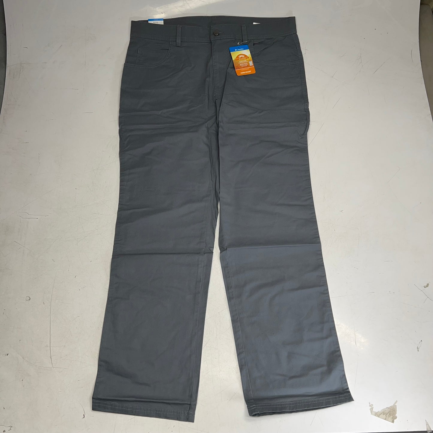 COLUMBIA Rapid Rivers Pants Men's Sz 36 / 32" Inseam Graphite AM0449-053
