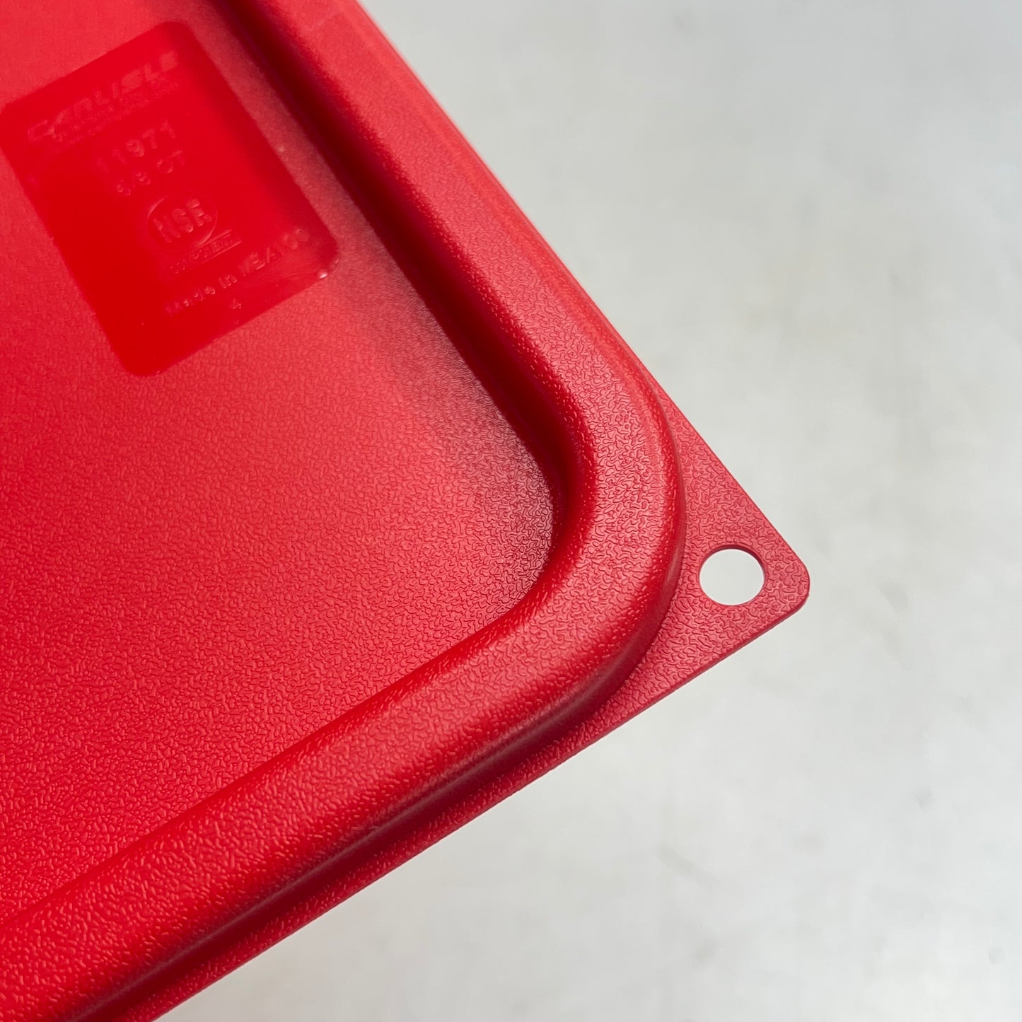 CARLISLE  (6 PACK) Square Food Storage Container Lid  6-8qt Red 1197105