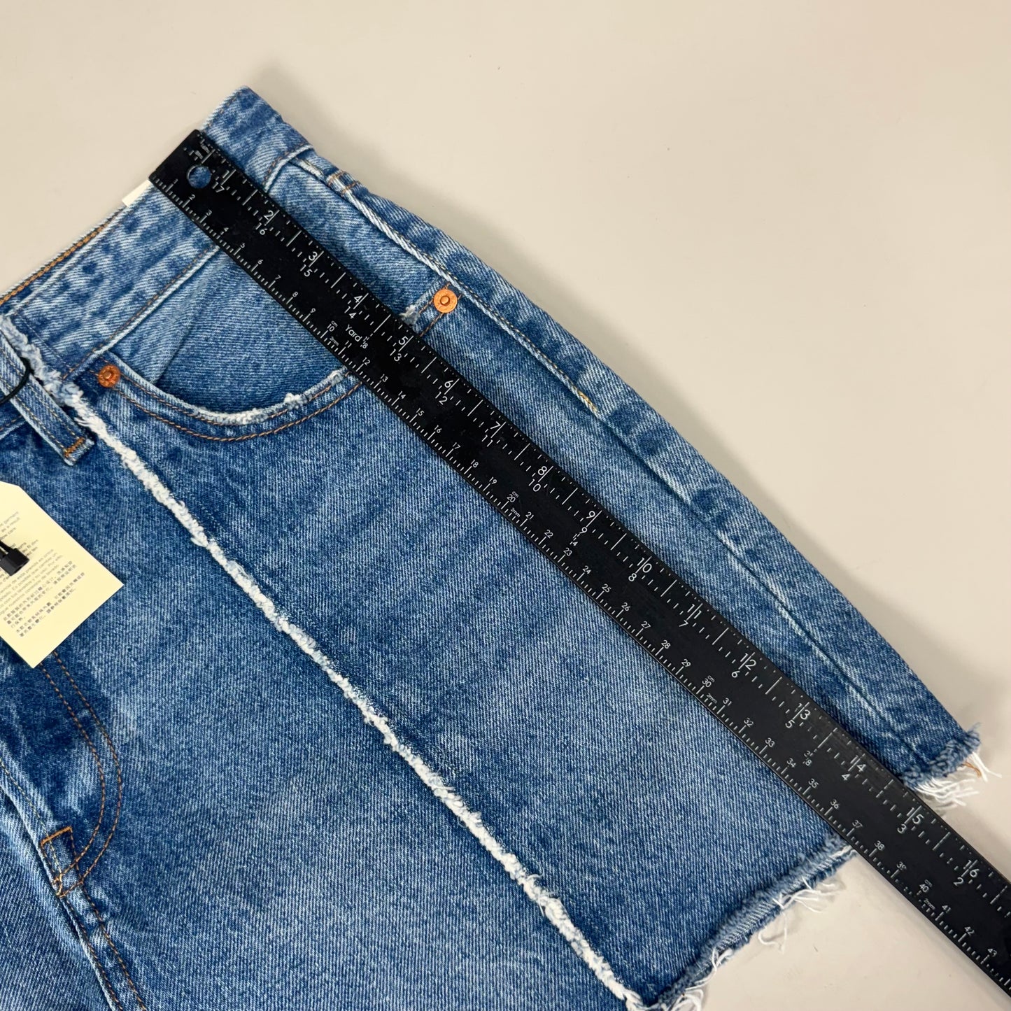 LEVIS Recrafted Icon Skirt Mid Rise Original Women's Sz 31 Novel Notion Med Wash