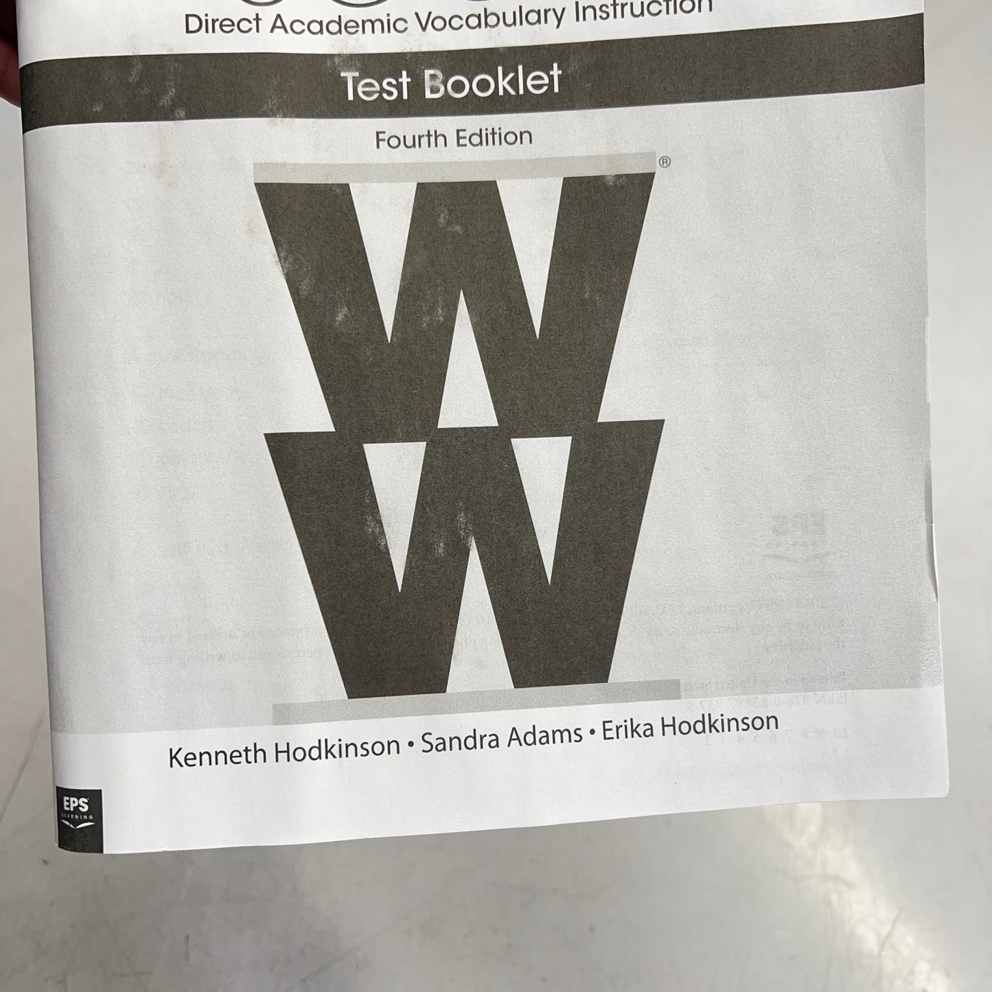 WORDLY WISE 3000 (2 PACK) Direct Academic Vocabulary Instruction Test Booklet 4th Ed