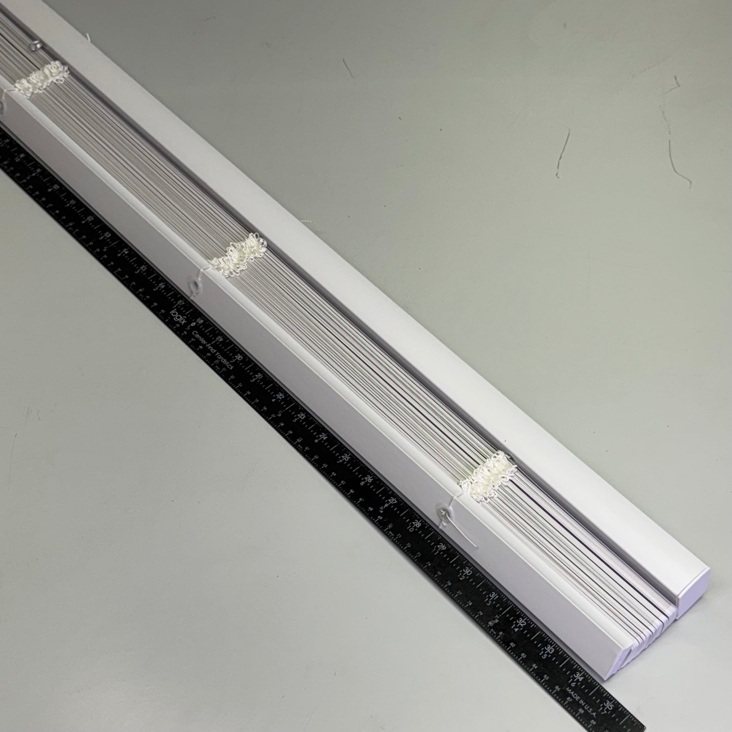 LOTUS & WINDOWARE 1" Vinyl Blind Cordless 35" x 84" White MLX3584WH