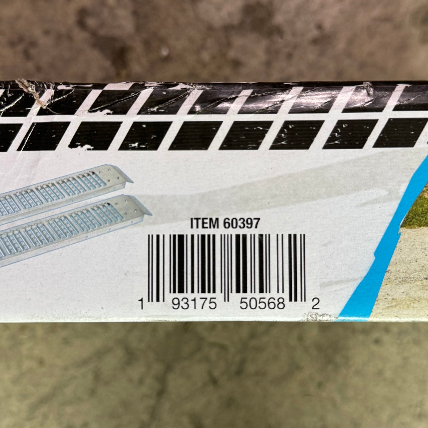 HAULMASTER (2 Pcs) Steel Loading Ramps, Capacity 1000Lbs Sz 10" x 84" 60397