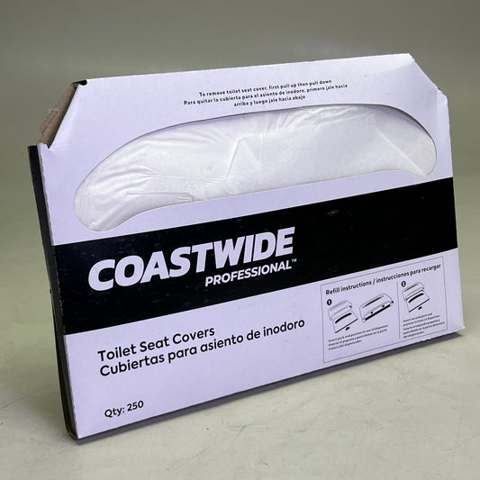COASTWIDE (5000 Count) Toilet Seat Covers, White CW24775