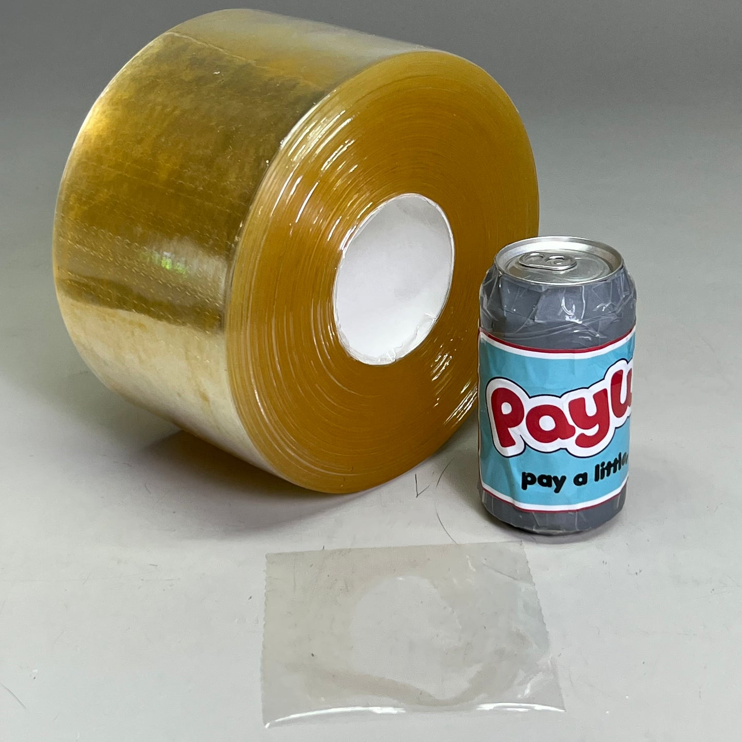 1 Roll Bone Meat Film Packaging Perforated To 4.5”x4.5” Width Clear