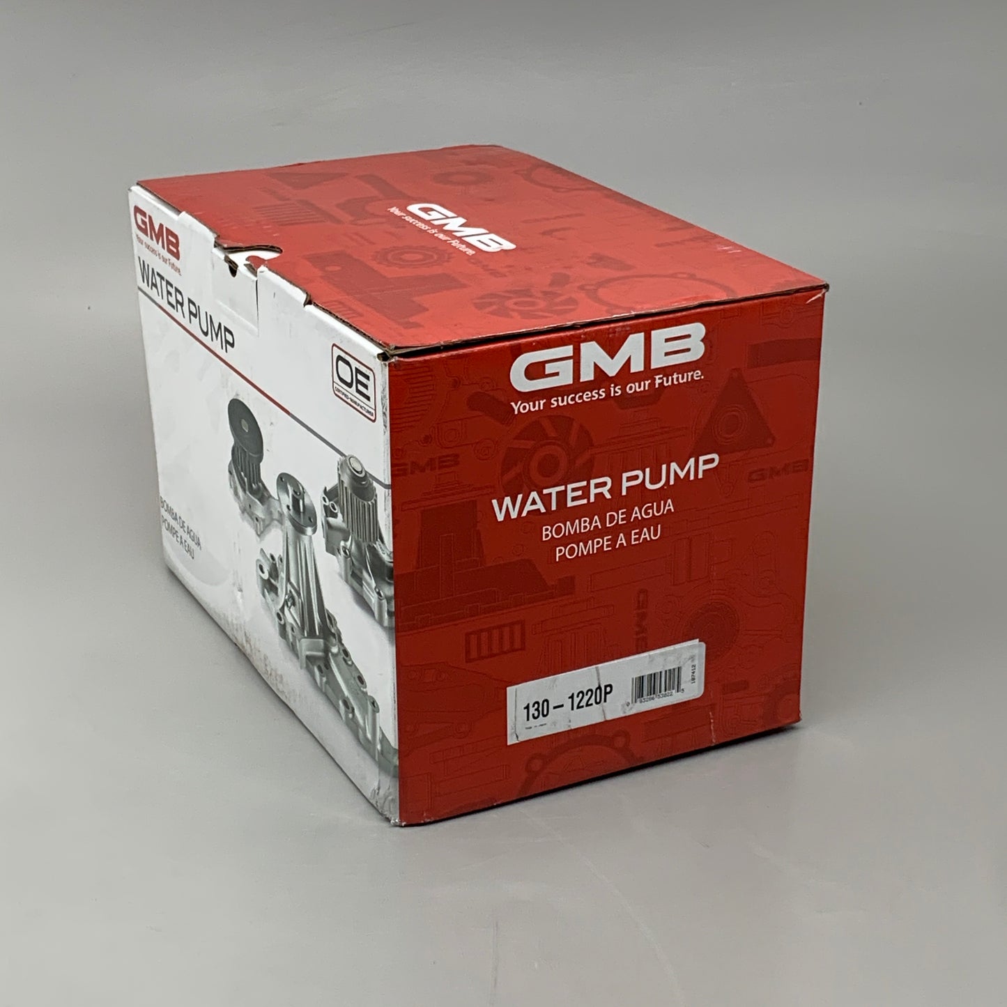 GMB Engine Water Pump for Checker/Chevrolet Vehicles 187412 130-1220P