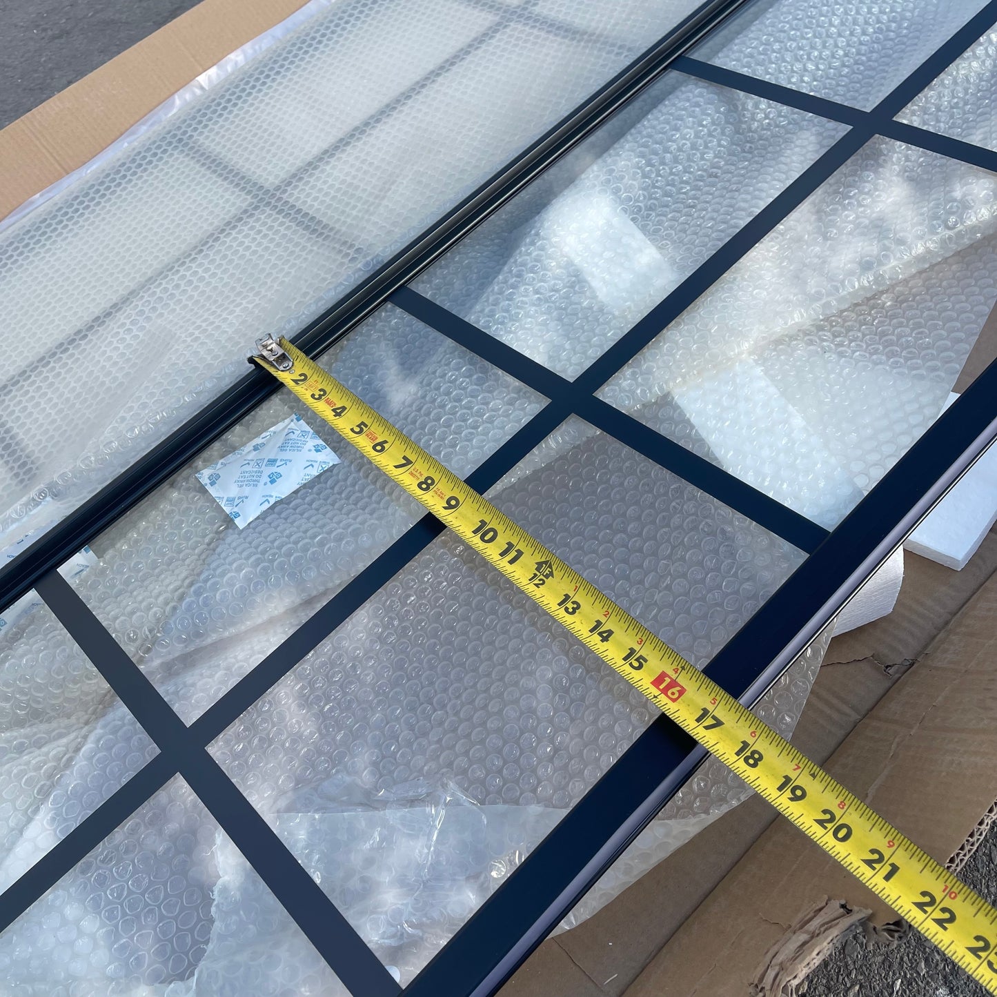 ZA@ Pallet of DREAMLINE French Corner Flamed Sliding Glass Shower Enclosure SHEN-8140400-89 (New)