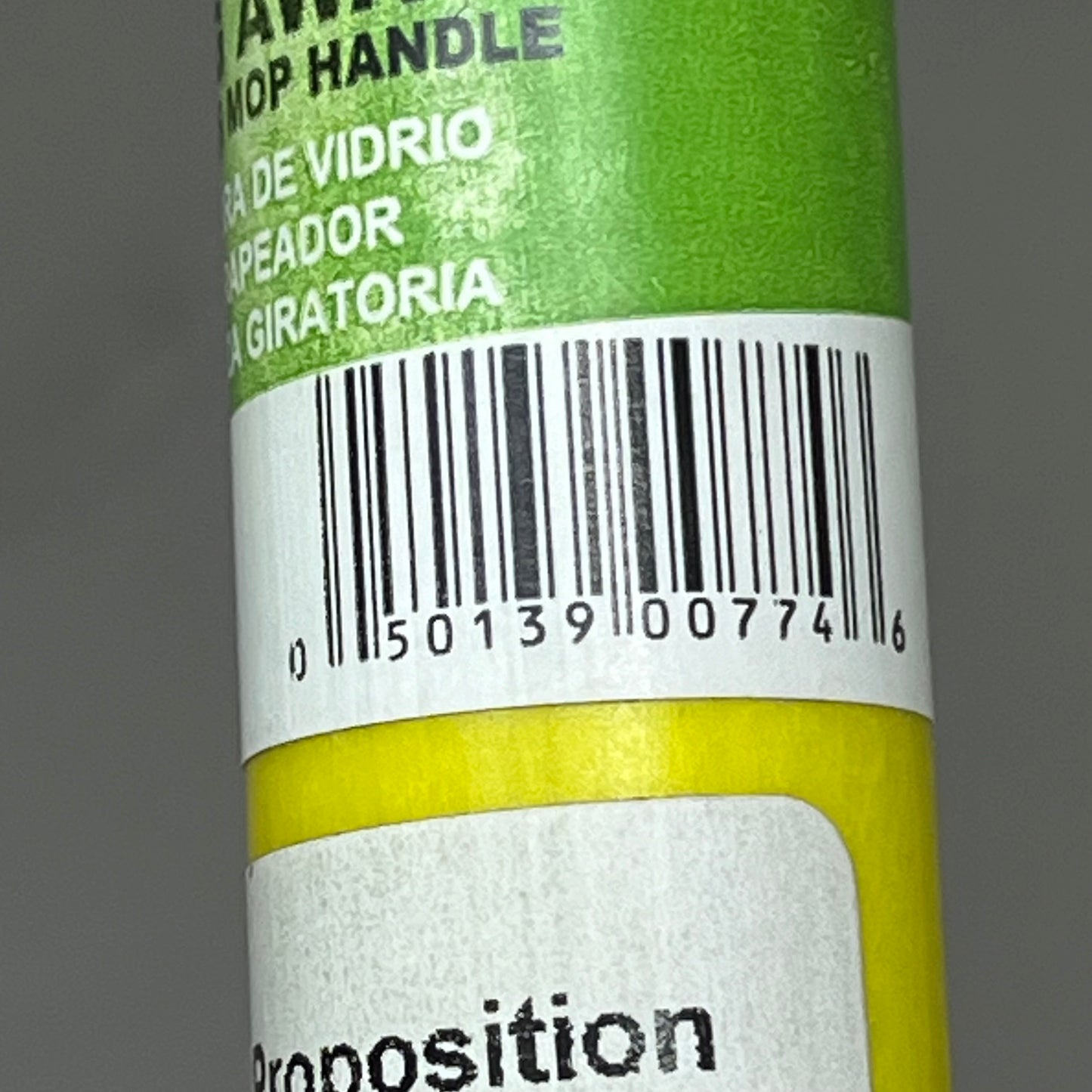 ZA@ ABCO CLEANING PRO. (6 PACK) Fiber Glass Handle Plastic Swing Away 60" 01206-NB As-is