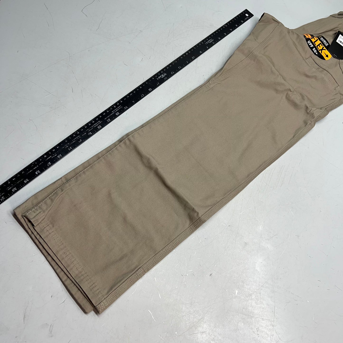 NOBLE OUTFITTERS Flex Stretch Canvas Work Pant Men's Sz 30x32 Khaki 18425