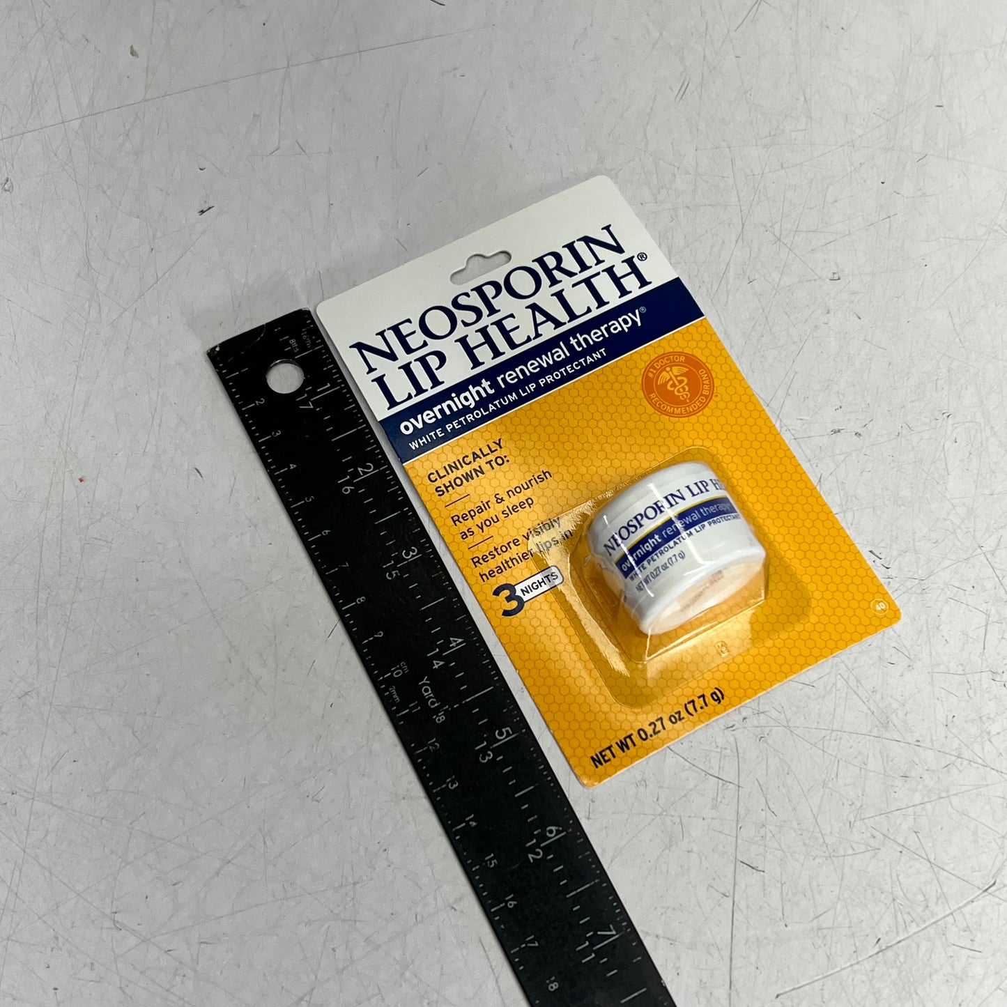 NEOSPORIN  (3 PACK) Lip Health Overnight Renewal Therapy  0.27 oz BB 03/25