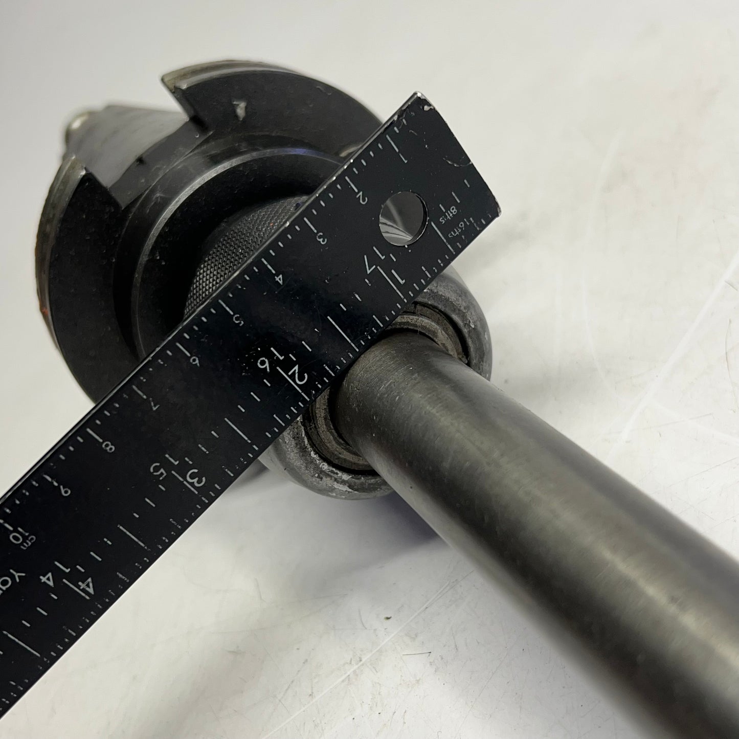 CNC Machine Tool Holder Collet Chuck W/ Attachment ~ 1" Hole Dia (Used)