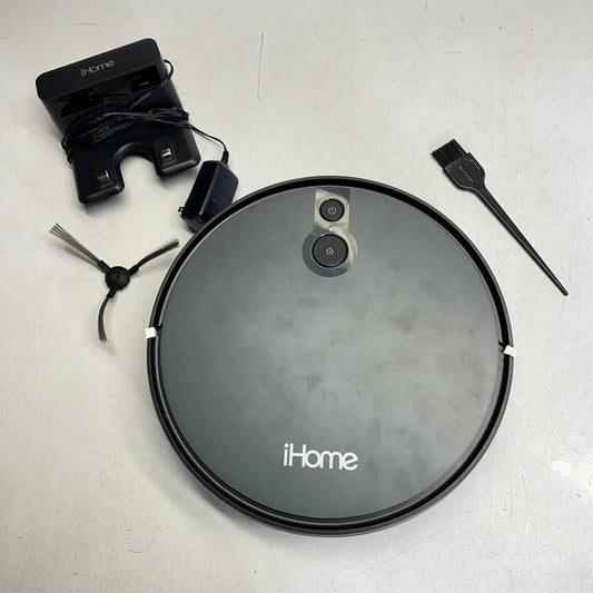 ZA@ IHOME Auto Vac Juno Robot Vacuum Mapping Technology Strong Suction IHRV9 (As-Is-Return)