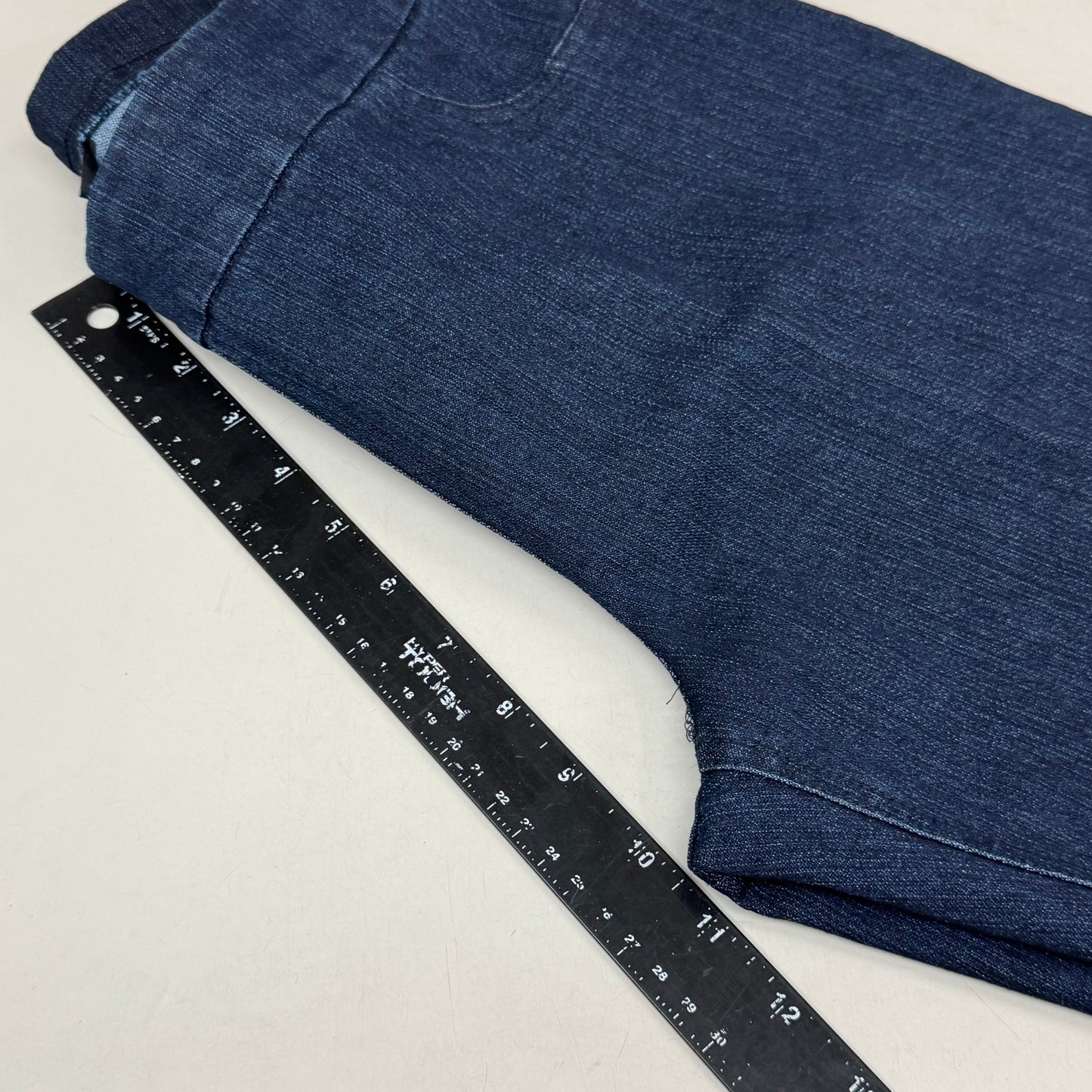 MULTIPLES Narrow Leg Pant Petite Women's Sz 10 Denim M2604P