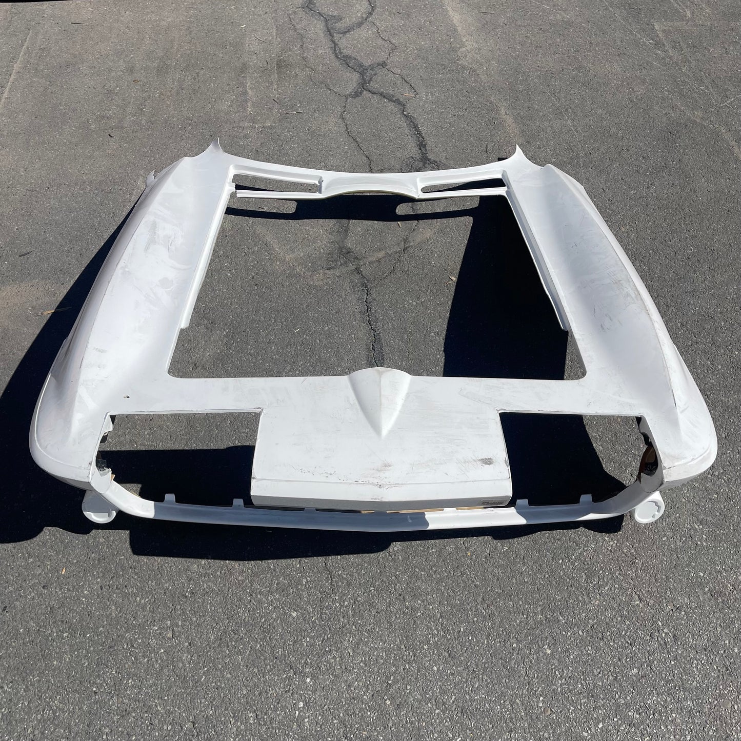 ZA@ AMERICAN CUSTOM Fiberglass Front End for Chevrolet Corvette 1965-1967 White (AS-IS)