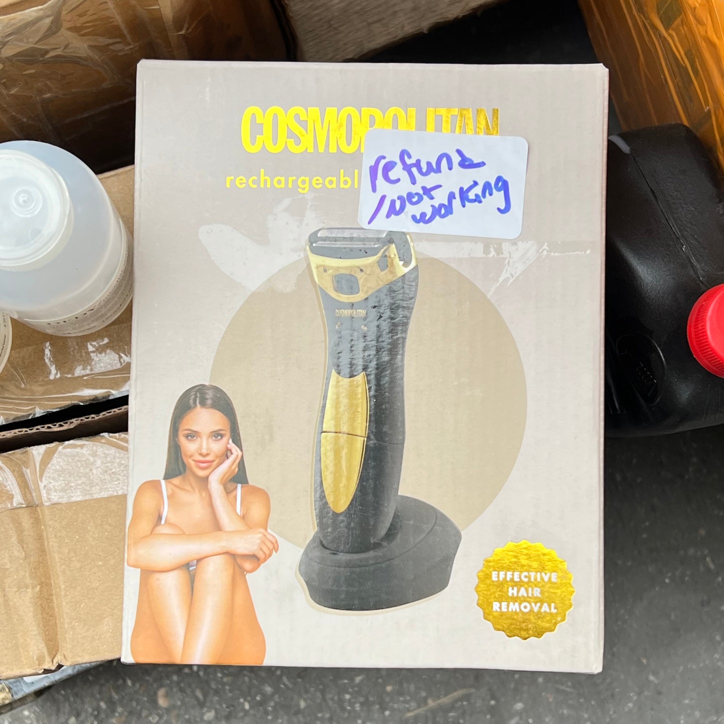 ZA@ Pallet of MIXED Hardware, Display Rack, Birthday Banners, Returns, Makeup Remover & More  (AS-IS)