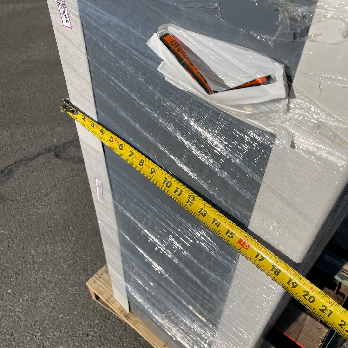 Z@ JAMCO Double-Walled Fire Resistant Security Cabinet 65”x34”x18” Grey BR23GP (A)