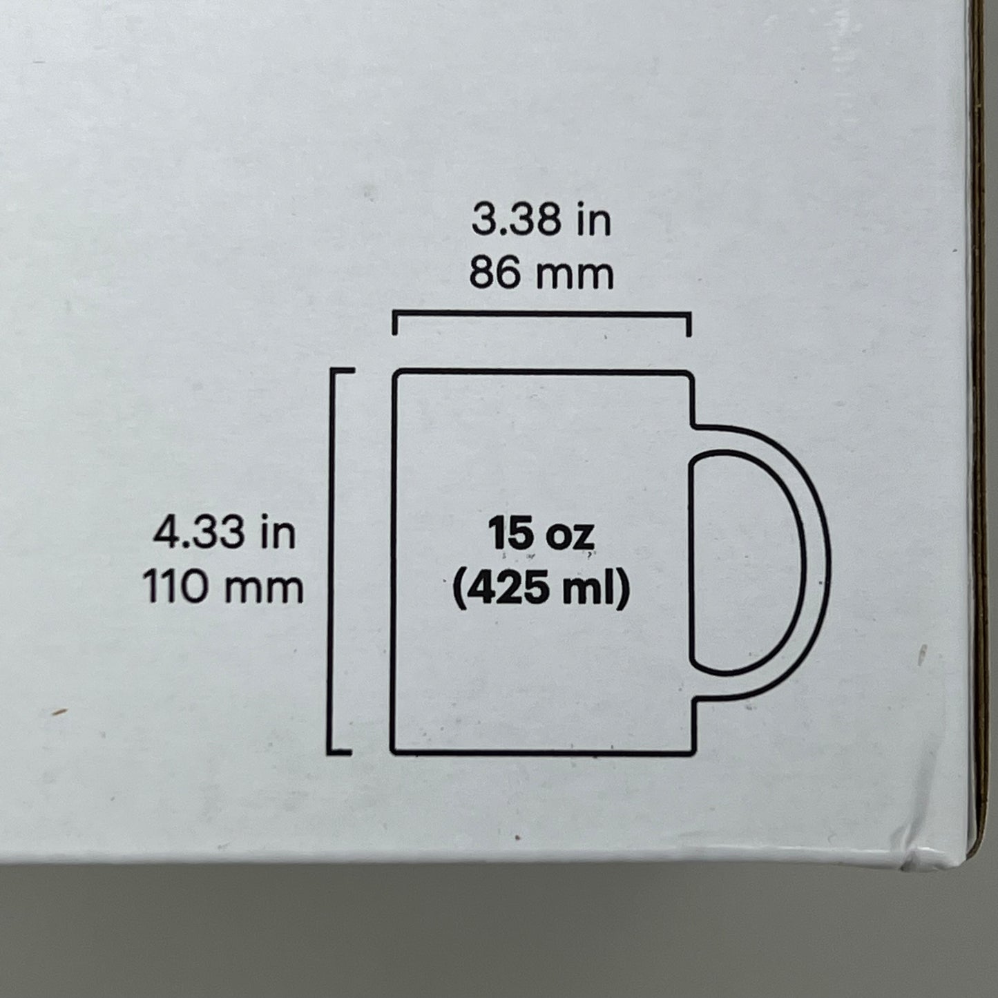 CIRCUT (10 Pack) Ceramic Mug Blank Grey Handle & Interior Infusible Ink White & Grey 15oz