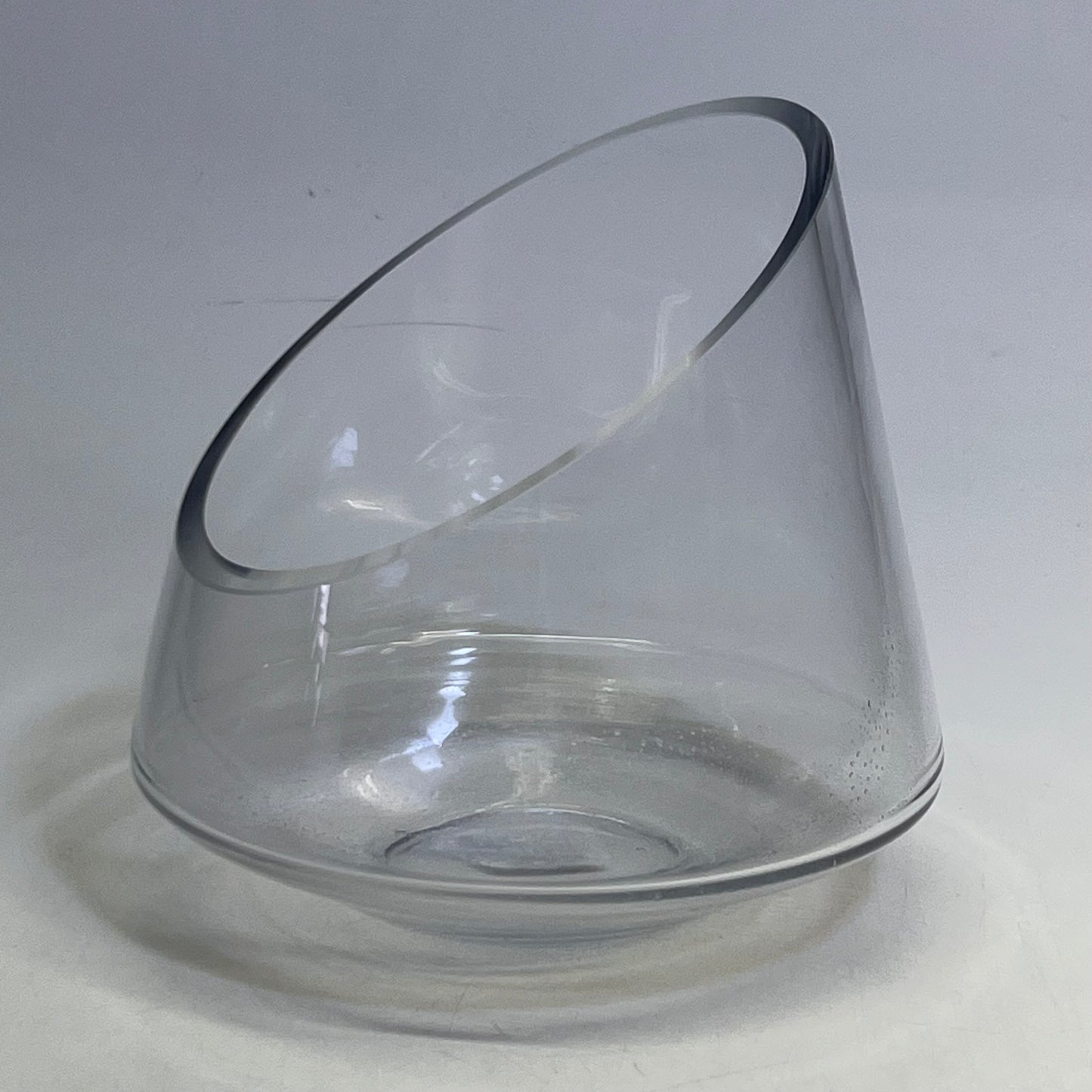 TERRAIN Cylindrical Handblown Glass Candle Holder Sz 8"H x 5.8"W 101556728