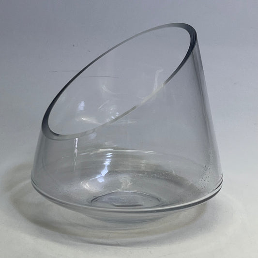 TERRAIN Cylindrical Handblown Glass Candle Holder Sz 8"H x 5.8"W 101556728
