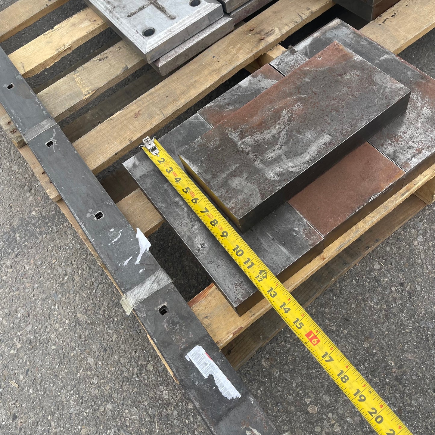 Z@ Pallet of MIXED Steel Pieces for Machining/Metal Working (AS-IS)