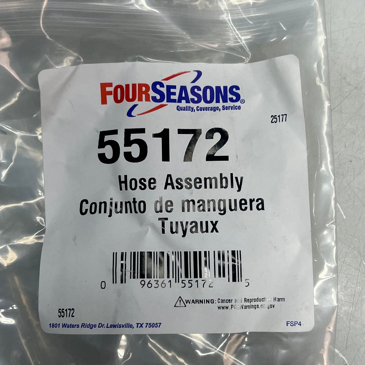 FOUR SEASONS A/C Hose Assembly For Toyota Highlander Vehicle Models 55172