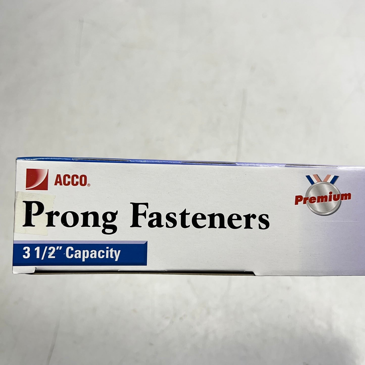 ACCO (BOX OF 50) Economy Prong Fasteners Complete Set 3-1/2" Silver 70324